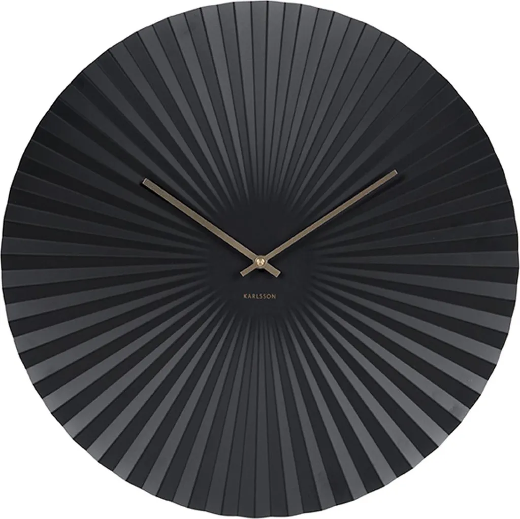 Horloge Murale Sensu XL Noire Silencieuse pour une Maison Sans Bruit