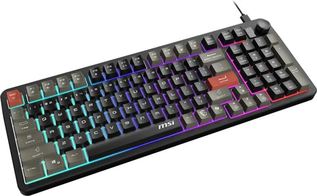 Clavier USB MSI FORGE GK110 anti-ghosting pour éviter les bugs