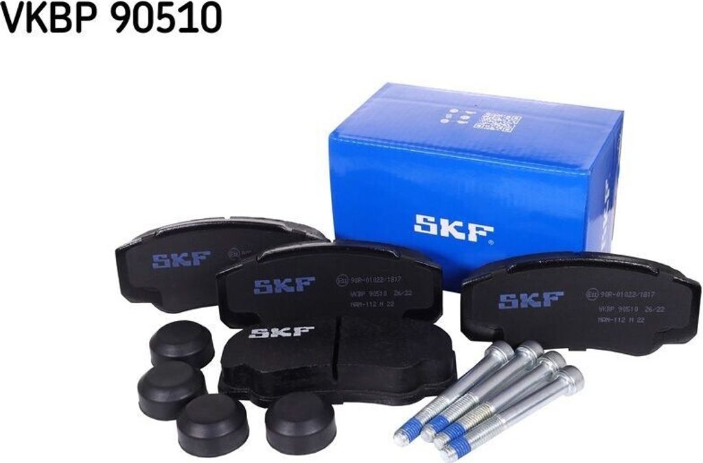 SKF Bremsbeläge Satz Hinten Bremsklötze für FIAT Ducato Kastenwagen (250, 290) VKBP 90510