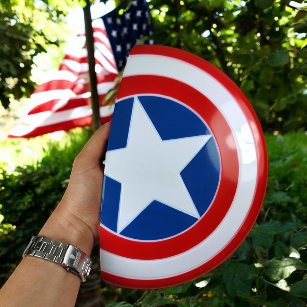 Marvel 3D LED svietidlo Captain America Shield Obrázok produktu 12