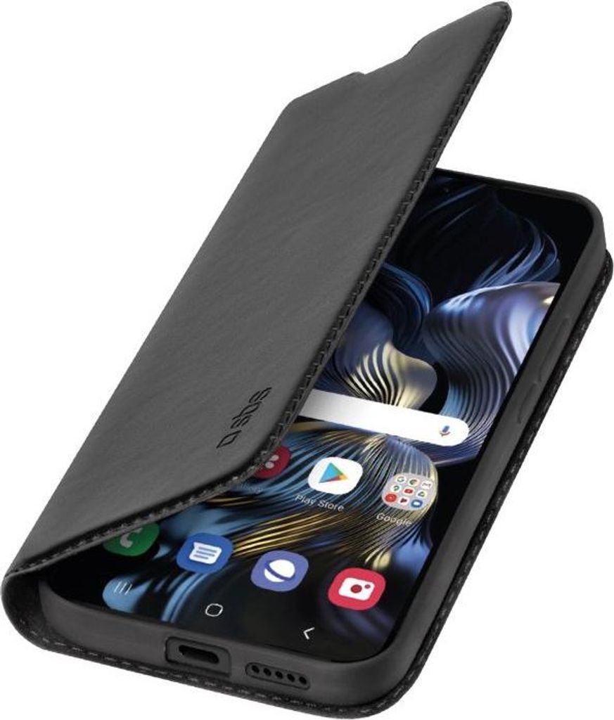 SBS TEBKLITEHOM6LK, Geldbörsenhülle, Honor, Magic 6 Lite, 17,2 cm (6.78"), Schwarz