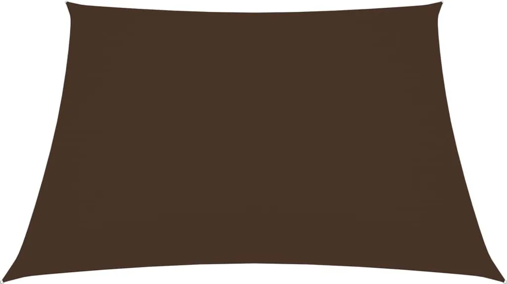 The Living Store Tenda da sole in tessuto Oxford Square 3,6x3,6 m Brown - 2