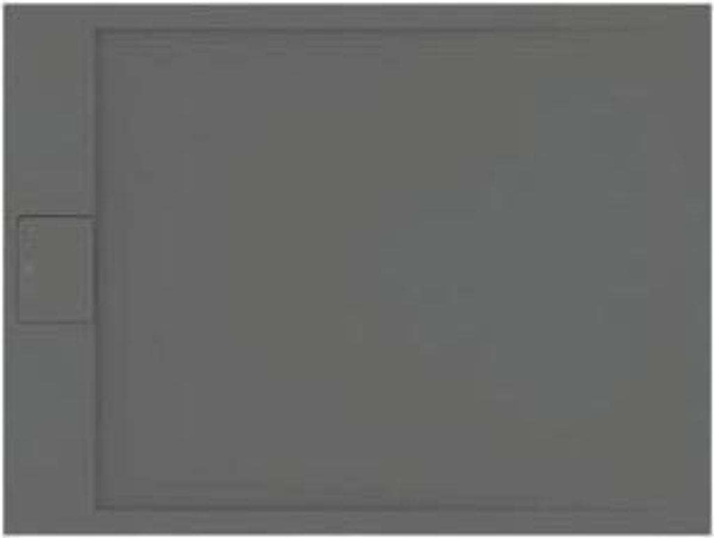 Rechteck-Brausewanne Ultra Flat S i.life 1200x800x32mm Quarzgrau 1200 x 800 x 30 mm Quarzgrau