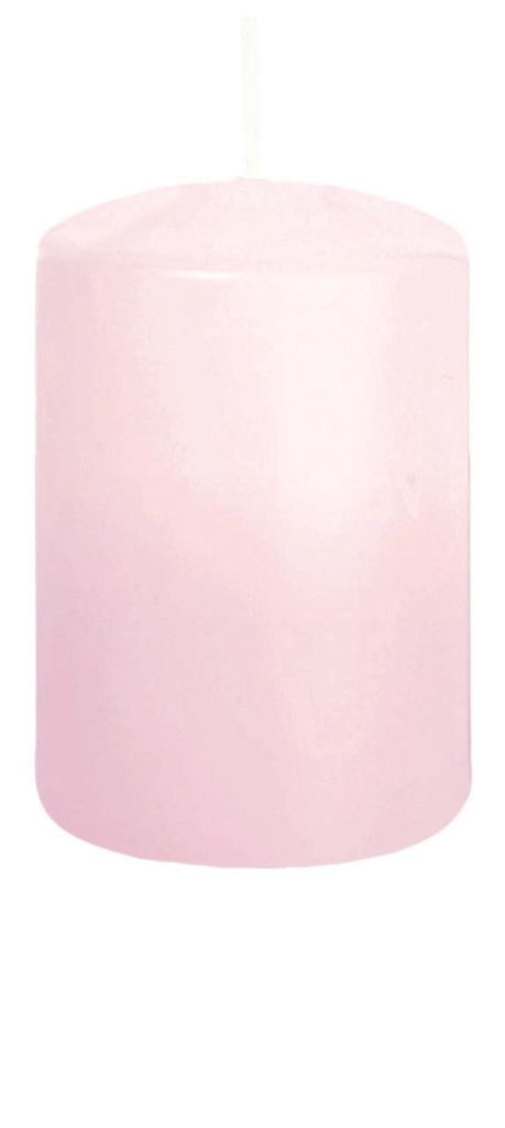 Stumpenkerzen Rosa Ø 78 x 100 mm, 8 Stück