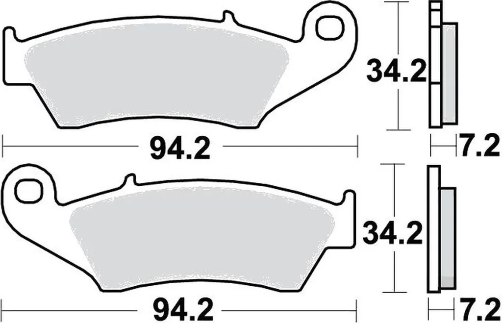 Plaquettes de frein avant MXV 450 Aprilia pour entretien et sport