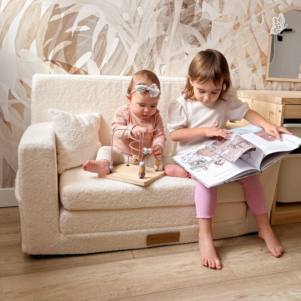 Canapé et chaise réversible pour enfants Goodivery ® avec housse amovible - Design 2 Canapé et chaise réversible pour enfants Goodivery ® avec housse amovible - Design 2
