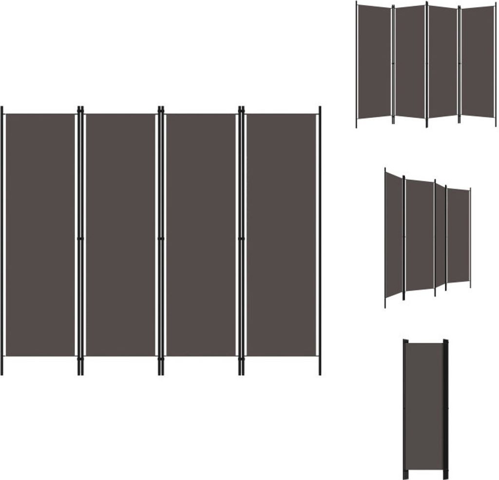 Multiple views of a room divider.