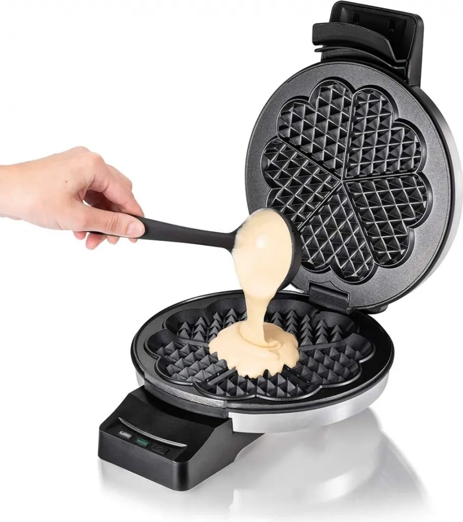 Appareil à Gaufres Cœur pour Goûter Familial Cloer 1898 Inox 950 W - 8
