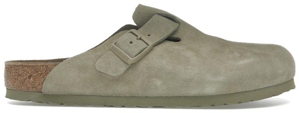 Birkenstock Boston Suede Faded Khaki - EU 44 Produktbild 