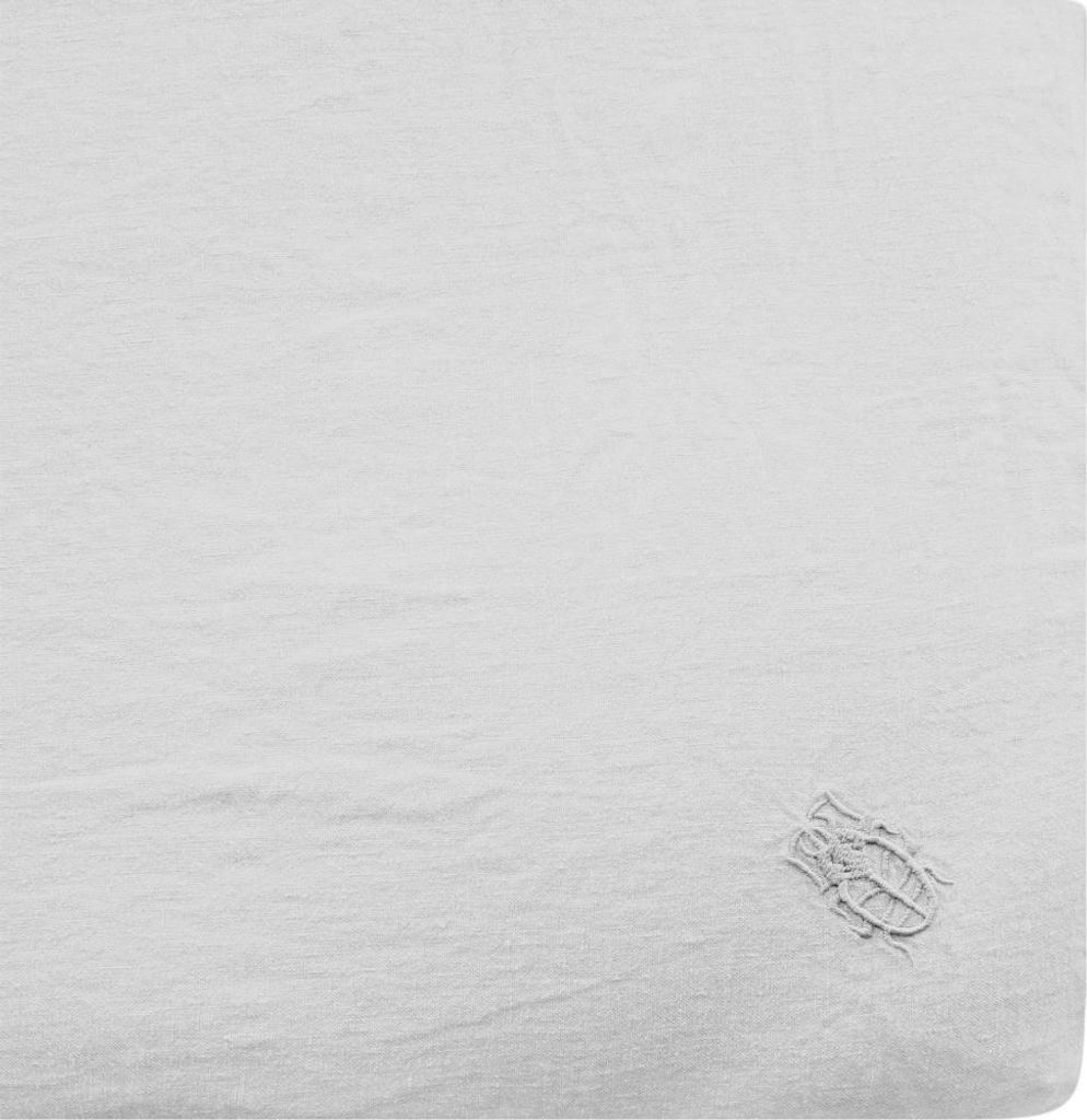 Zoeppritz Leinen-Spannbettlaken Stay Farbe cloud Größe 100x200x30