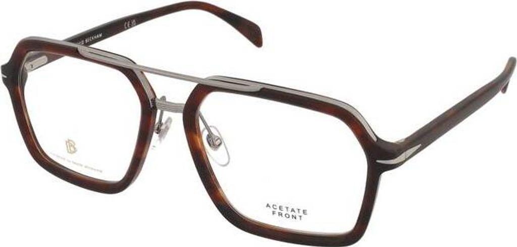 David Beckham DB 7128 Brown horn ruthenium 56/18/150 Herren Brillen