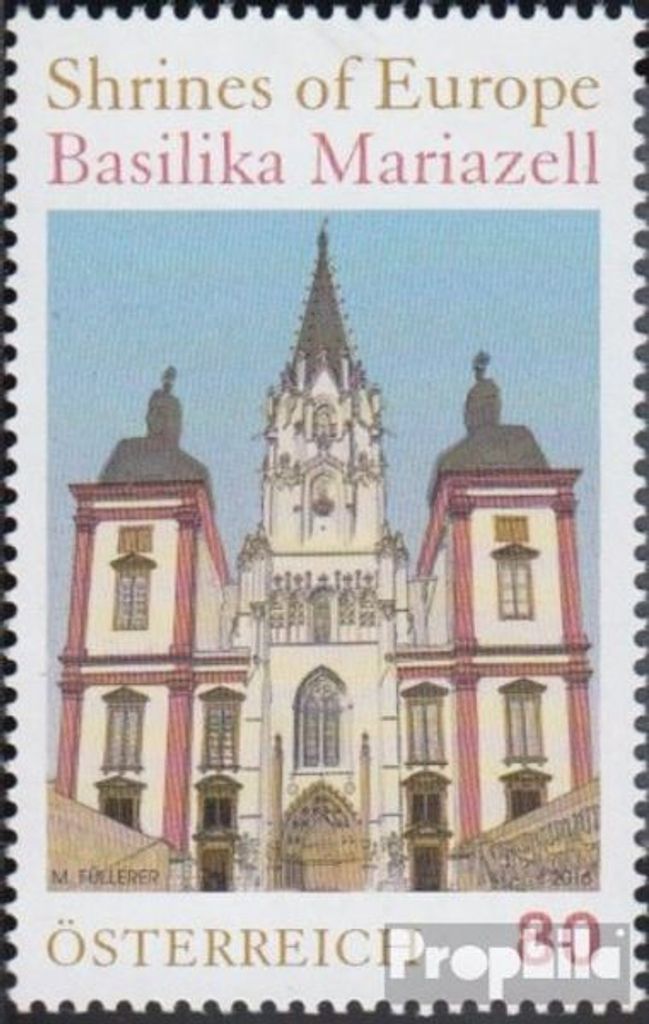 Briefmarken Österreich 2016 Mi 3267 (kompl.Ausg.) postfrisch Mariazell