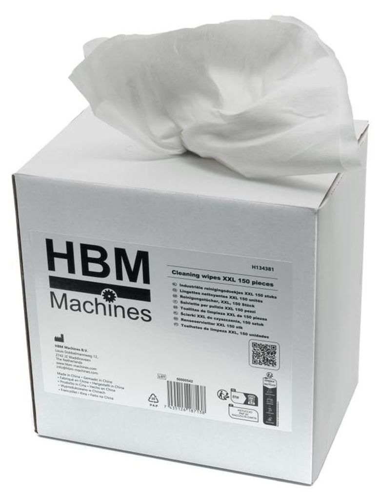 HBM Industriereinigungstücher, XXL-Reinigungstücher, 150 Stück