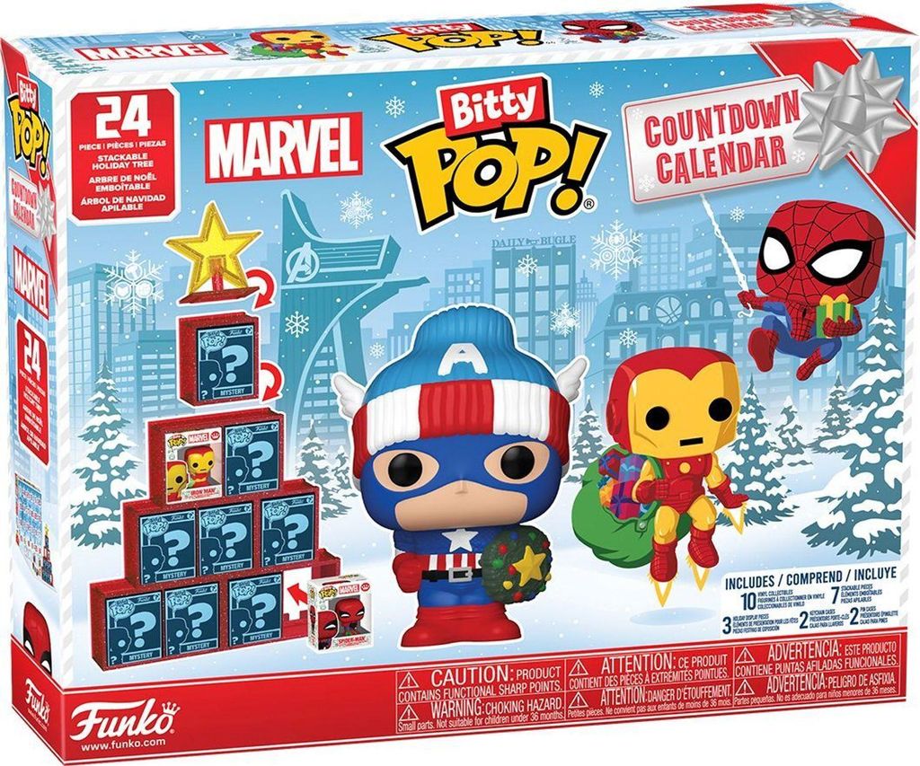 FUNKO POP! Marvel Holiday Advent Calendar, Krabice, Volně Obrázek produktu 