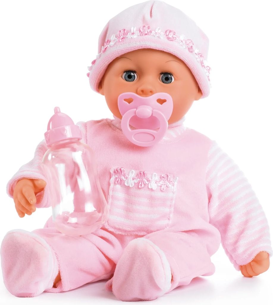 Bayer Design Babypuppe First Words rosa 38 cm, BD93800-R Zdjęcie produktu 