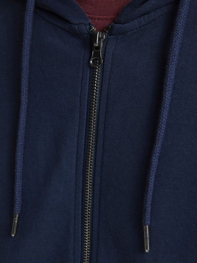 Jack & Jones 12181901, Erwachsener, Blau, L, Baumwolle, Polyester, Nicht bleichen, Feinwäsche (30°C)
