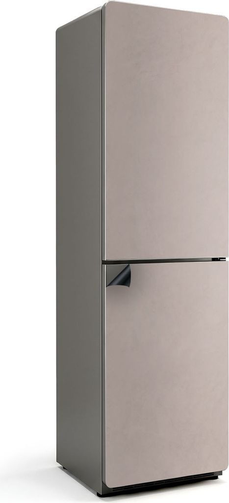 Farbe Hellbraun – Magnetische Kühlschrank Abdeckung – Dekorfolie magnetisch Küche – Kühlschrank Magnet Deko – selbstklebende Magnettafel...