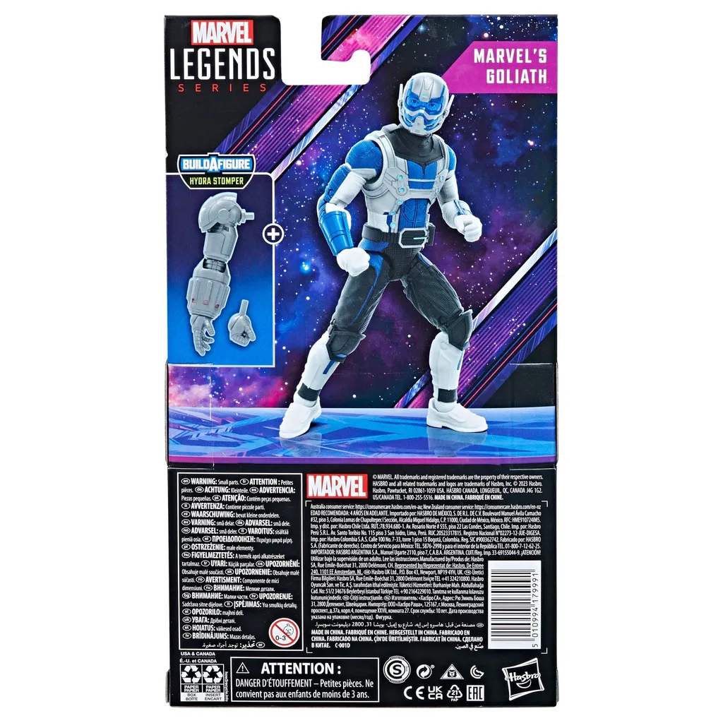 Figurine Goliath Marvel Legends 15 cm pour Compléter le Hydra Stomper BAF