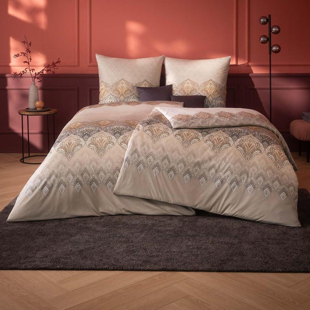 Estella Interlock Jersey Bettwäsche Sophia 6347-800 Kiesel Produktbild 