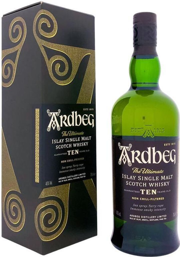 Ardbeg 10 años, The Ultimate: Whisky escocés de malta única Imagen del producto 