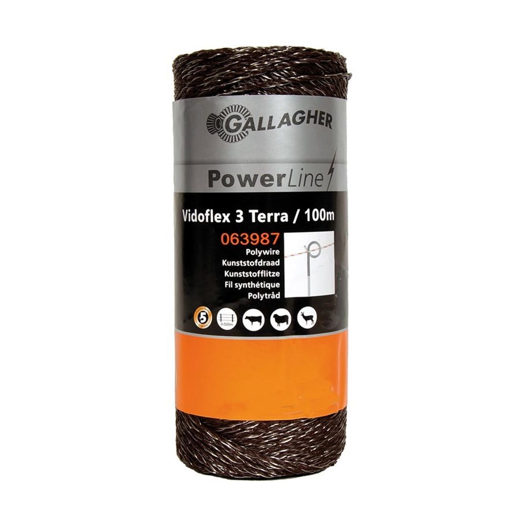 Gallagher Vidoflex 3 PowerLine 100m terra Produktbild 