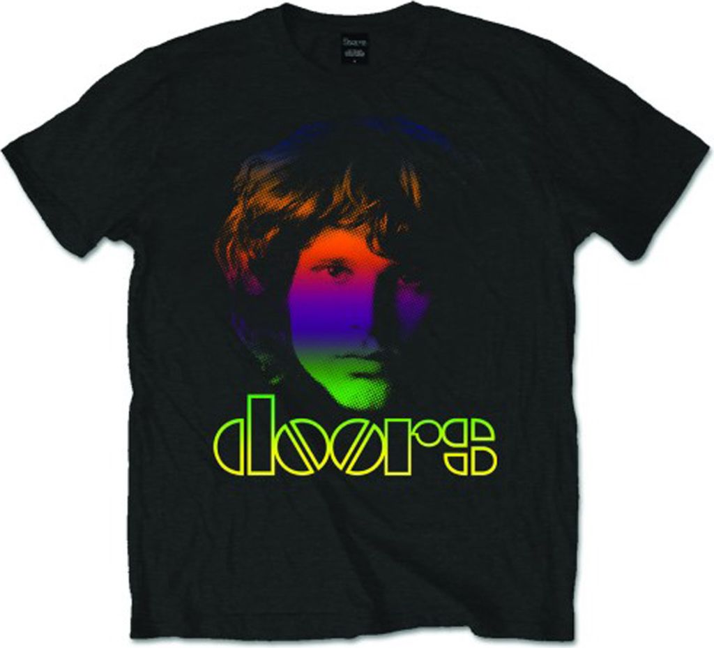 The Doors Morrison Gradient Black S T-Shirt