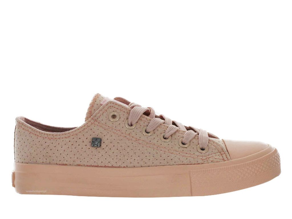 Big Star Damen Turnschuhe rosa Stoff leicht 36