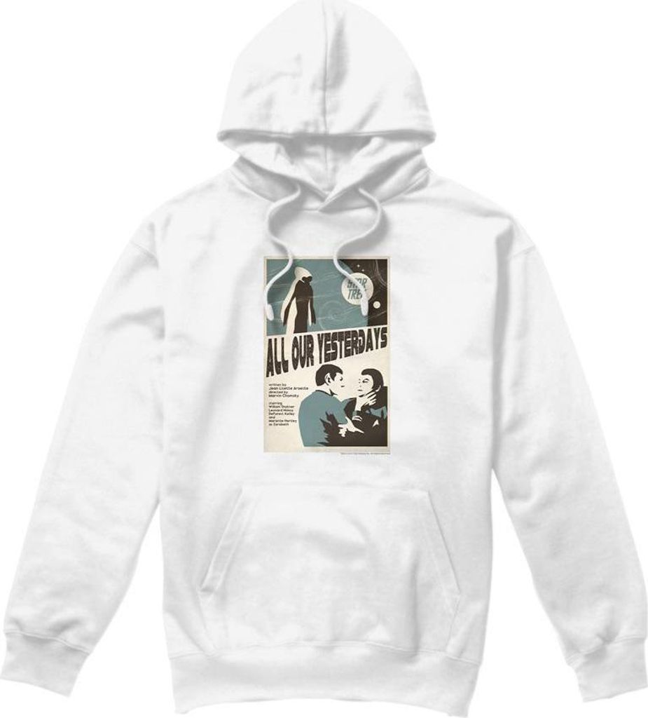 Star Trek - "The Original Series Episode 78" Kapuzenpullover für Herren TV7766 (S) (Weiß)