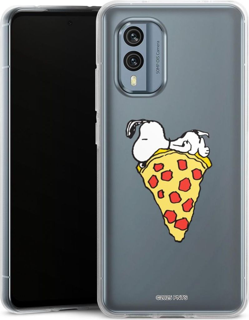 DeinDesign Handyhülle für Nokia X30 Silikon Hülle Case Smartphone Schutzhülle Pizza Peanuts Snoopy