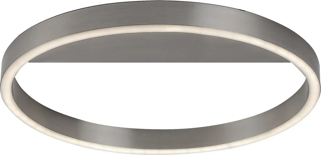 Plafonnier LED moderne gris THRAC Rabalux Ø40cm 20W pour salon chic