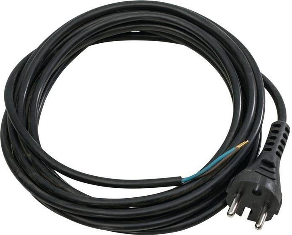 Câble de raccordement H05RN-F 2x1 mm² 5m avec fiche Image du produit 