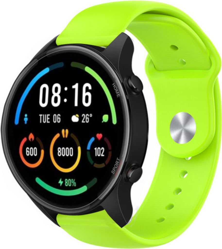 Strap-it Xiaomi Mi Watch Sportarmband (Hellgrün)