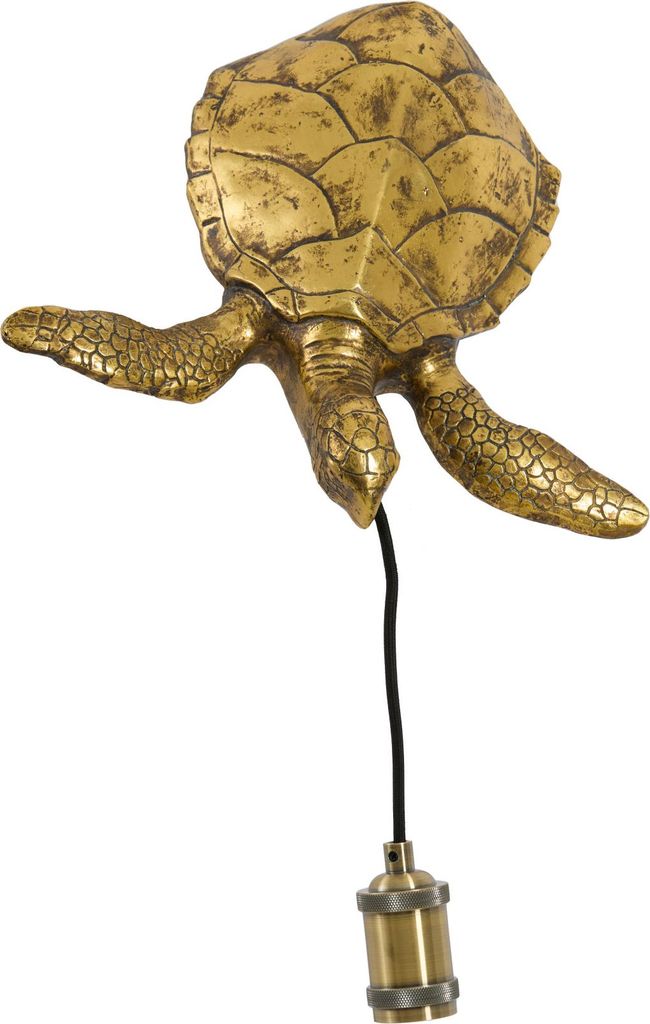 Light & Living - wandleuchte - Turtle - bronze - kunststoff - E27 - 3128350