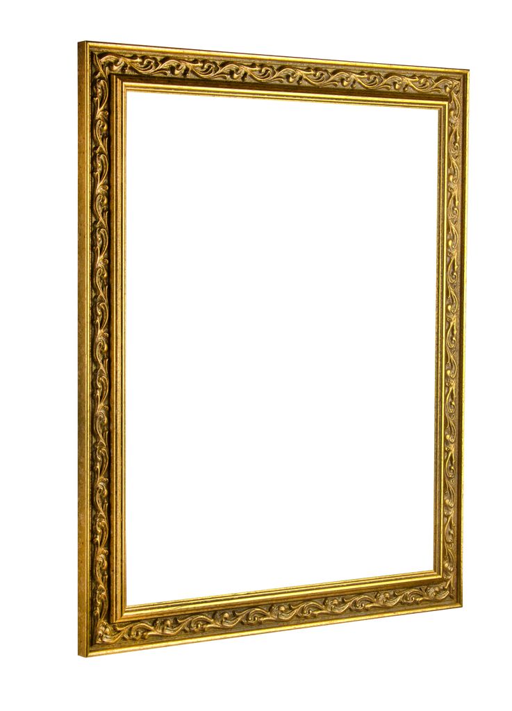 Bilderrahmen Venedig - 40x70 cm, Gold Nachbildung, 1 mm Kunstglas entspiegelt