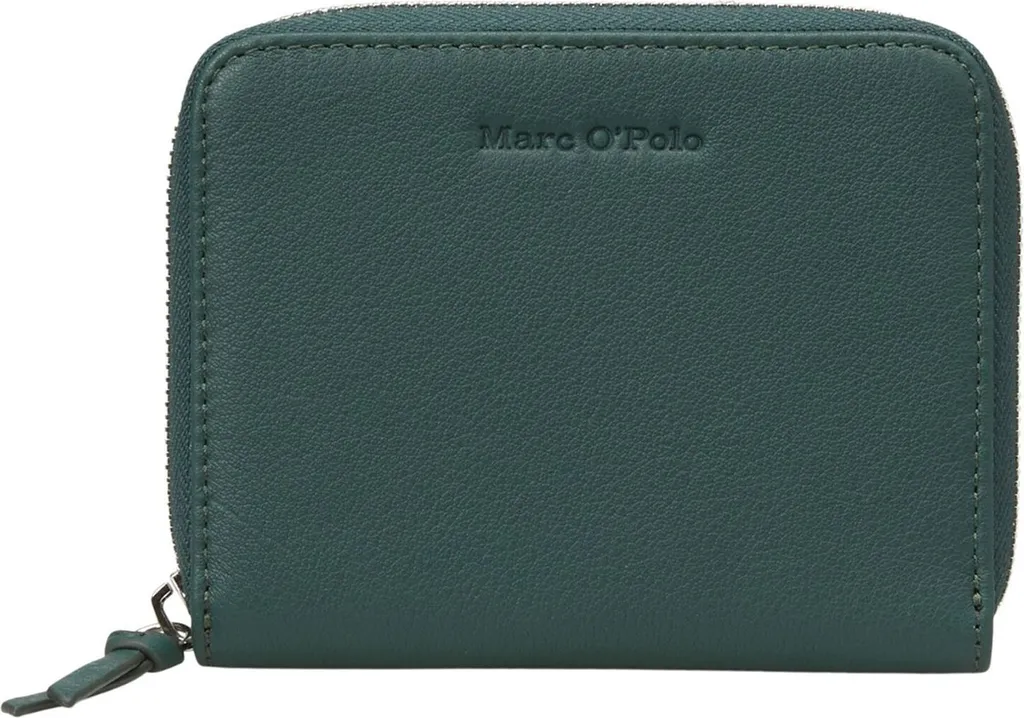Marc O'Polo Ellis Zip Wallet Verde Bosco | Portafoglio Outdoor in Pelle