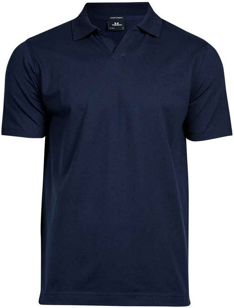 Tee Jays - Poloshirt V-Ausschnitt für Herren PC5194 (S) (Marineblau)