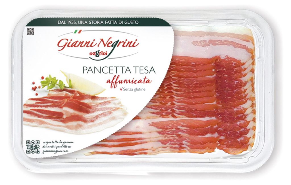 Pancetta tesa fumée Gianni Negrini, 80 g Image du produit 