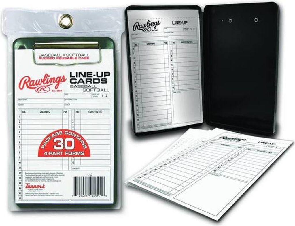 Rawlings System-17 Line-Up Case - 30 cards (17LCR) Baseball/Softball Artikel