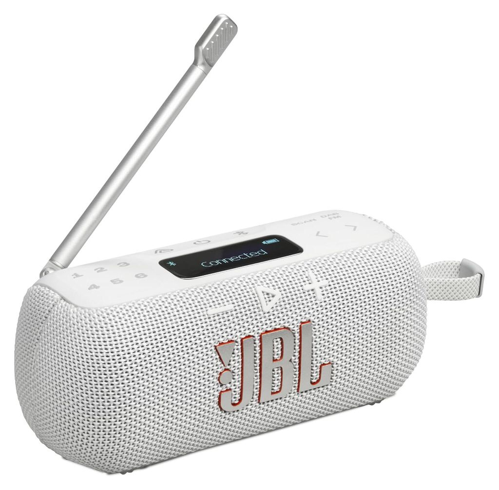 JBL Tuner 3 Bluetooth-Lautsprecher mit FM/DAB-Tuner weiß Produktbild 
