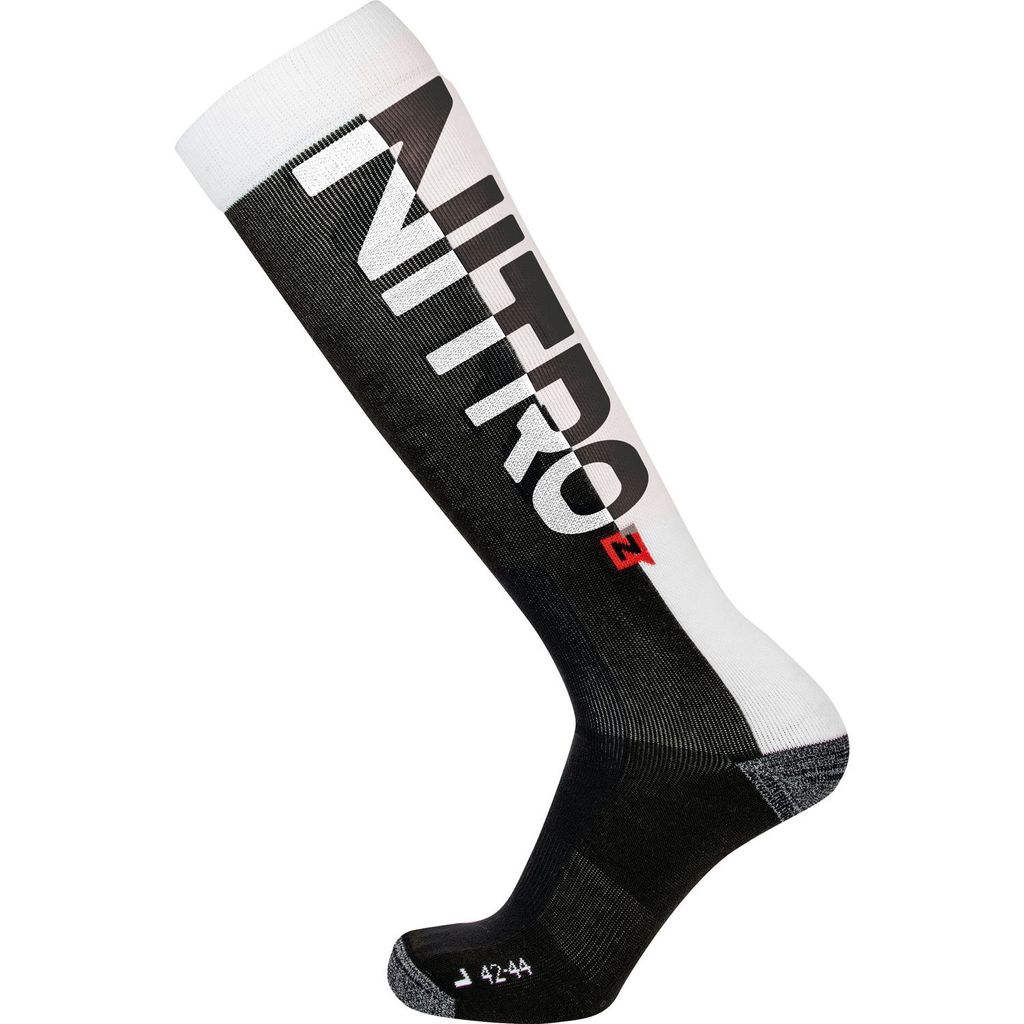 Nitro Herren Snowboardsocken SOCKS CLOUD 5, Größe:S, Farben:white-black