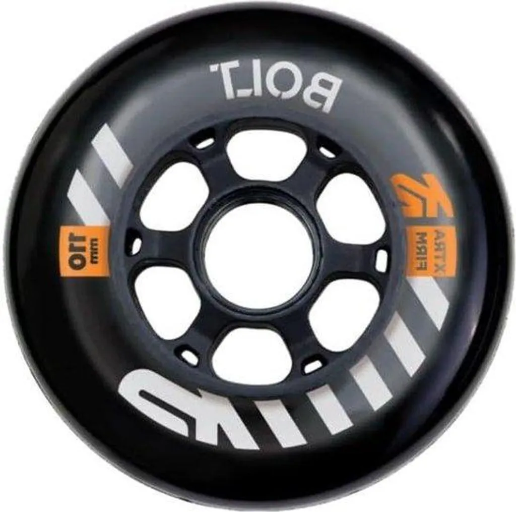 Roues Roller 110 mm 90A Anti-Usure Noires pour Remplacer vos Roues Usées