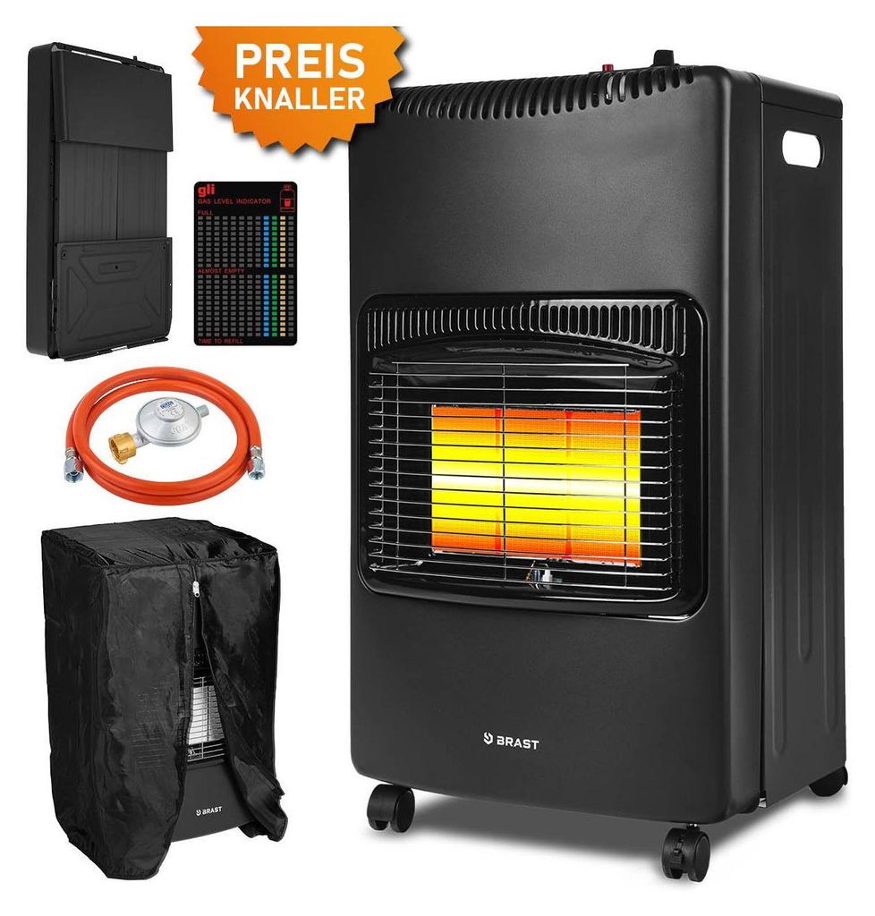 BRAST Gasheizer Keramik Vulkan 4200W | 3 Heizstufen | inkl. Produktbild 