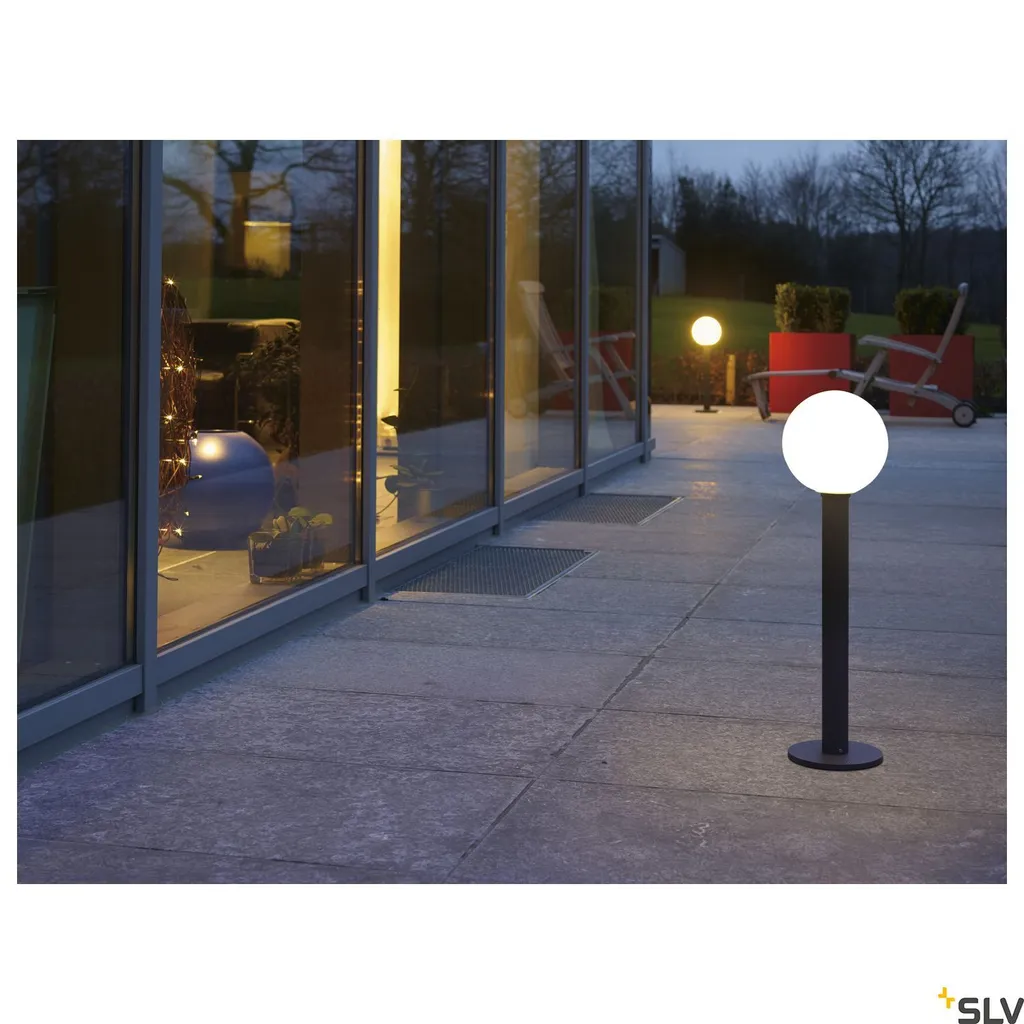 Lampe Extérieure Design Anthracite Gloo Pure 70 Verre Ø20 cm IP44 E27