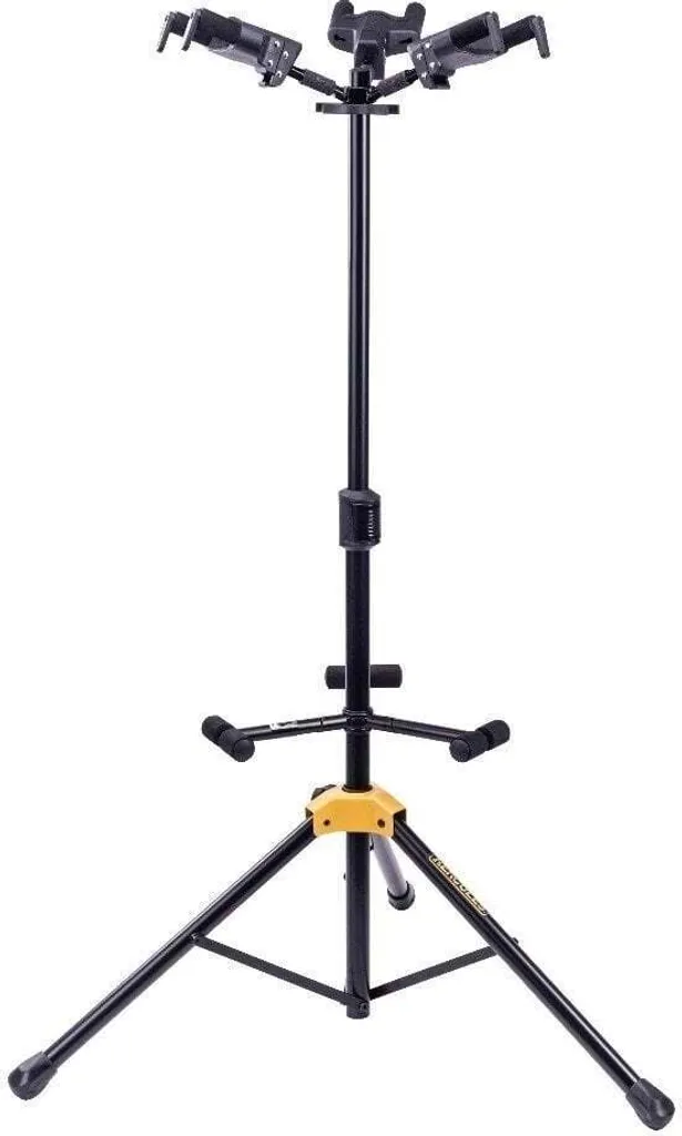 Stand Triple Guitare Hercules GS432B Plus Idéal pour la Scène et le Studio