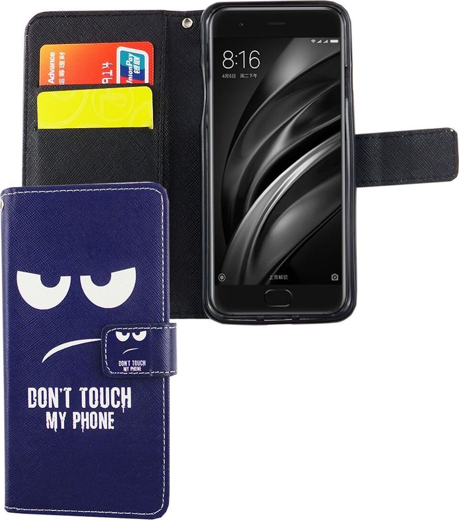 Handyhülle Tasche für Handy Xiaomi Mi 6 Dont Touch my Phone