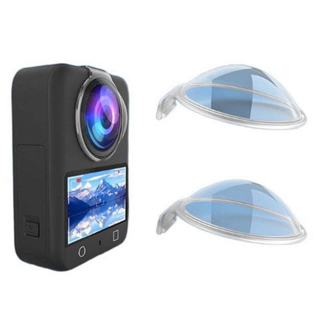 Kompatibel DJI Osmo 360 Objektivschutz, Abnehmbarer Kratzschutz für 360° Kameras, Hochtransparente PC-Schutzfolie