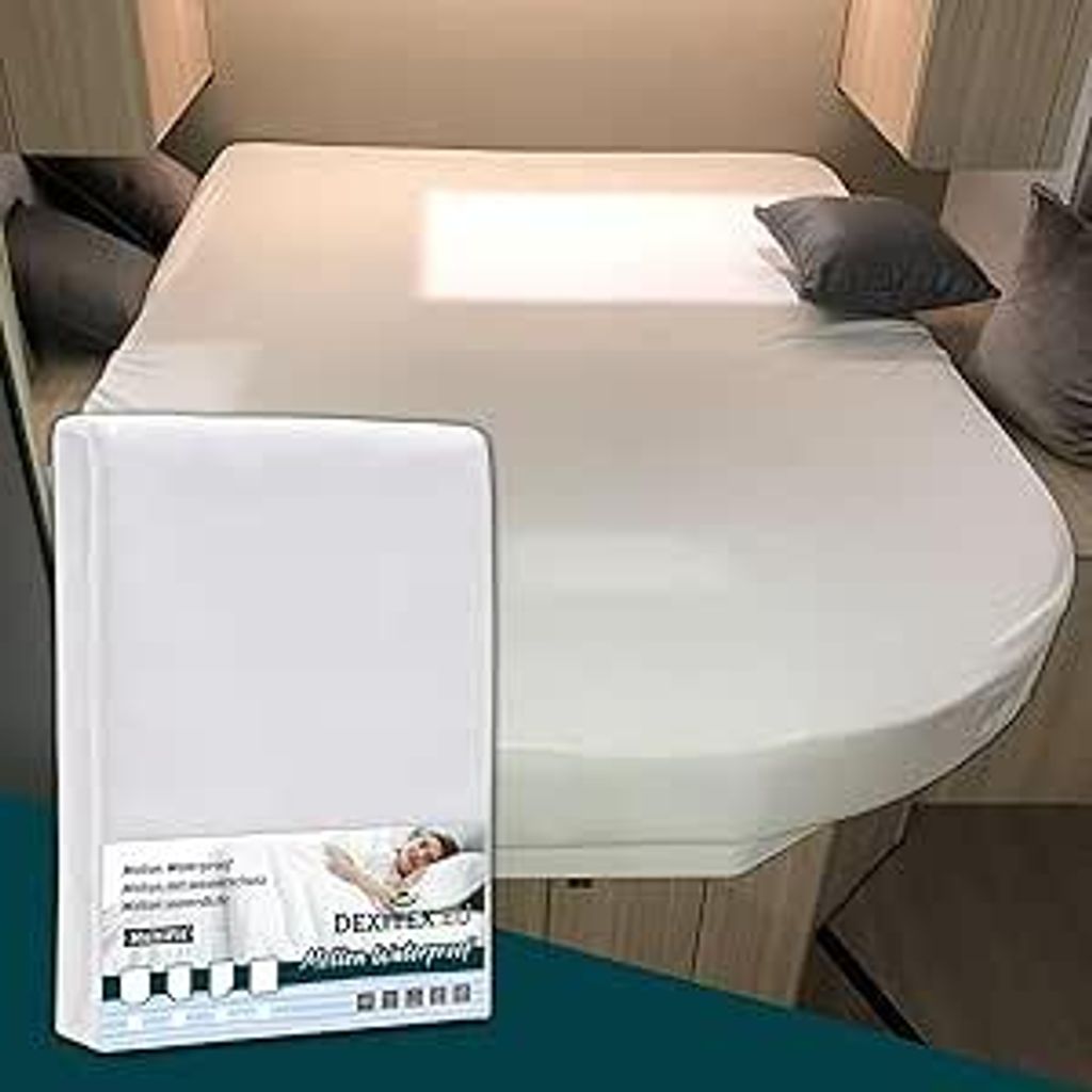 Protège-matelas imperméable en flanelle pour lit double Image du produit 