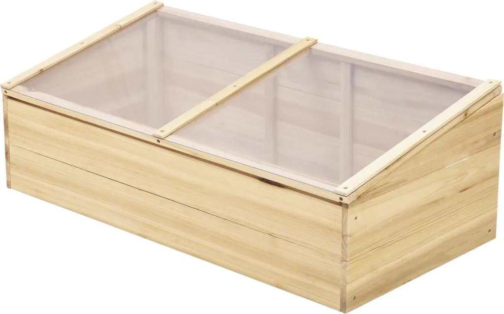 Serra da Giardino Outsunny in Abete Naturale - Design Salva Spazio