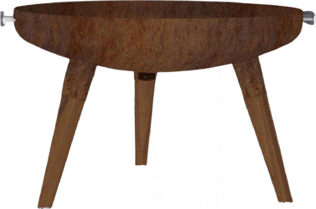 Masuria Feuerstelle Nexo 60 Corten 60 × 60 × 55 cm Feuerschale aus Cortenstahl