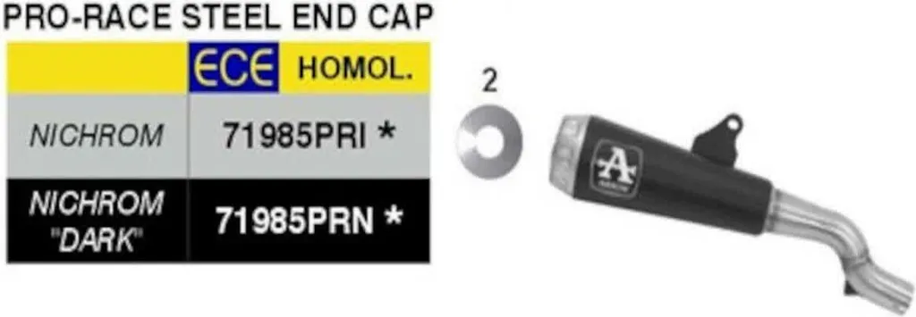 Échappement Homologué ARROW Pro-Race Noir Nichrome Look Racing X-ADV